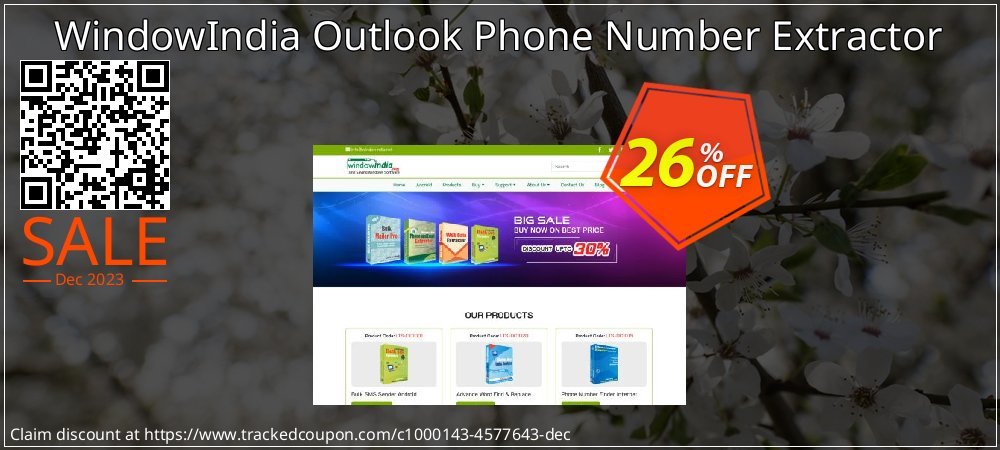 WindowIndia Outlook Phone Number Extractor coupon on Easter Day offer