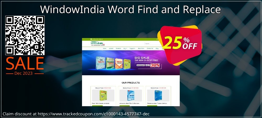 WindowIndia Word Find and Replace coupon on April Fools' Day discounts