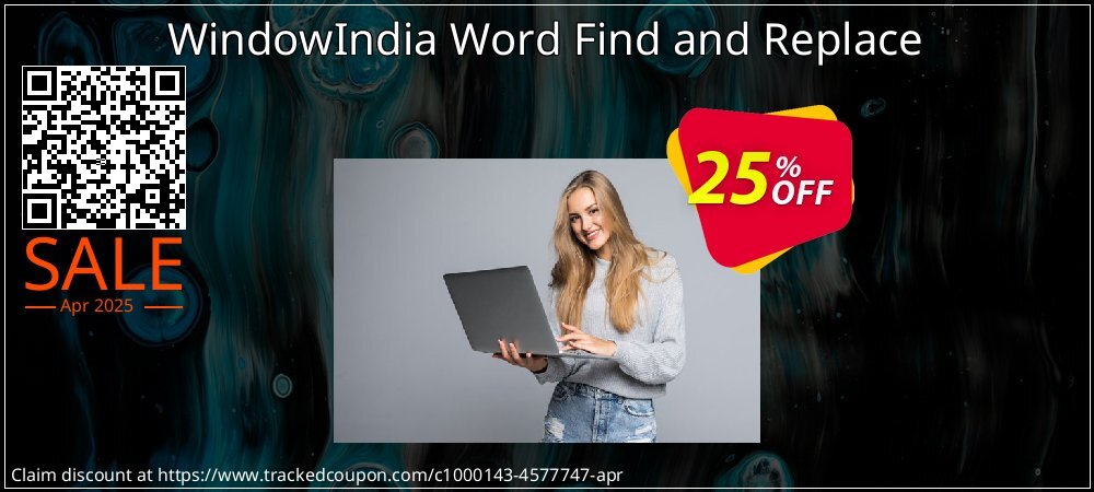 WindowIndia Word Find and Replace coupon on April Fools' Day discounts