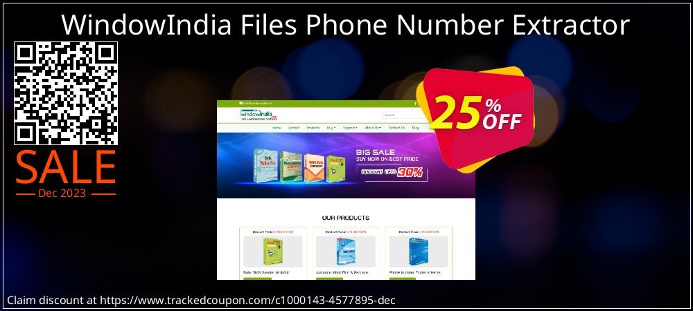 WindowIndia Files Phone Number Extractor coupon on Mother Day discount