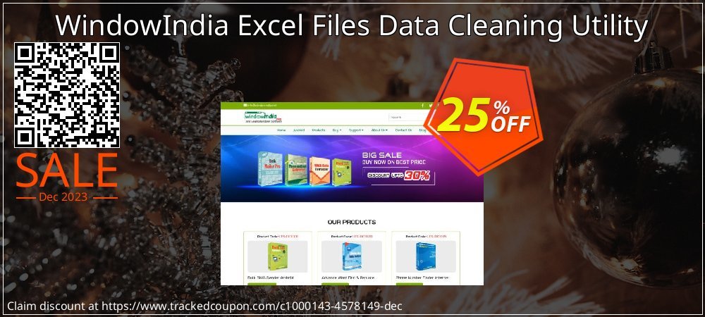 WindowIndia Excel Files Data Cleaning Utility coupon on Tell a Lie Day offering discount