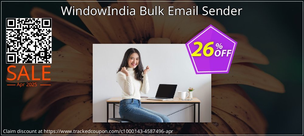 WindowIndia Bulk Email Sender coupon on World Party Day sales