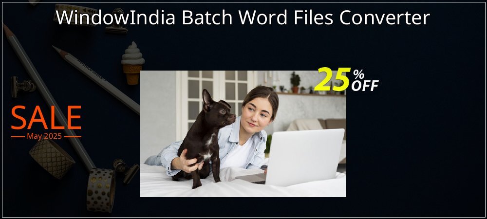 WindowIndia Batch Word Files Converter coupon on National Smile Day discount