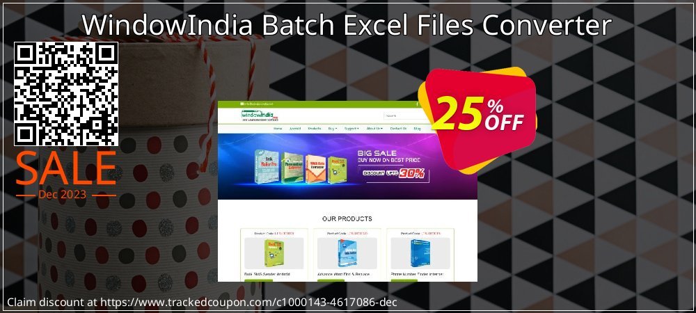 WindowIndia Batch Excel Files Converter coupon on World Party Day discounts