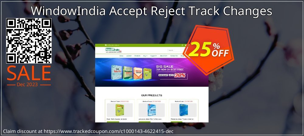 Get 25% OFF WindowIndia Accept Reject Track Changes sales
