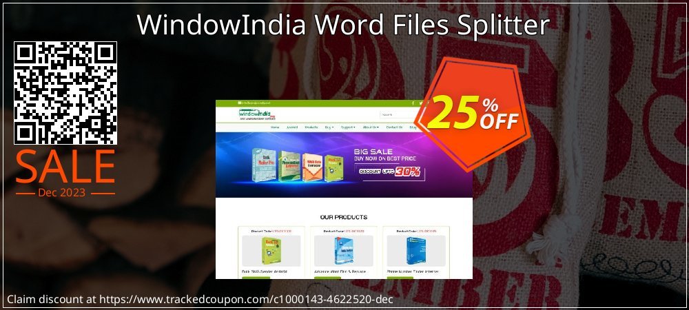 WindowIndia Word Files Splitter coupon on Mother Day super sale