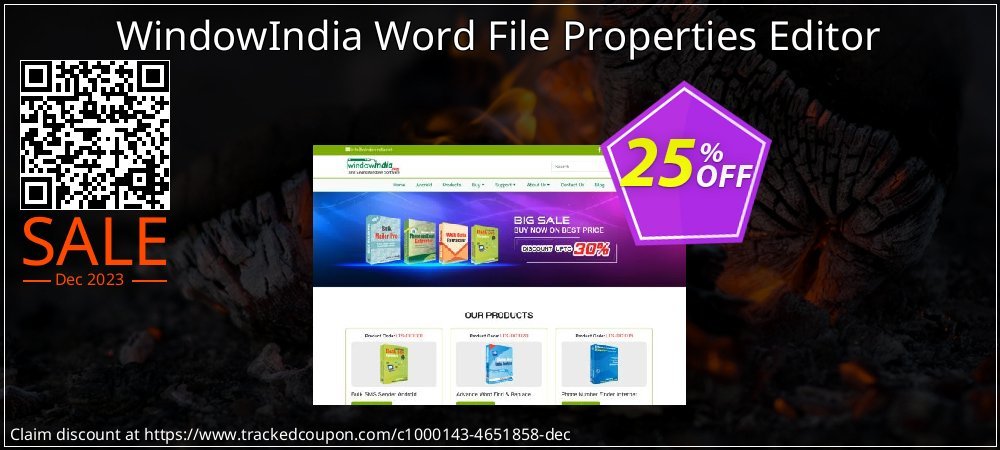 WindowIndia Word File Properties Editor coupon on Constitution Memorial Day offering discount