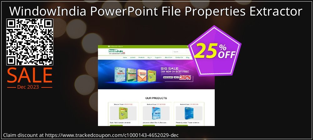 WindowIndia PowerPoint File Properties Extractor coupon on April Fools' Day offer