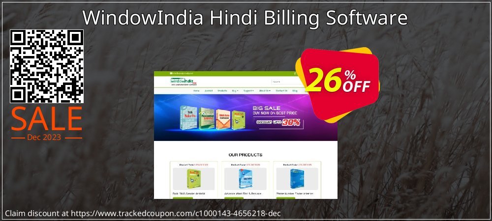 WindowIndia Hindi Billing Software coupon on Constitution Memorial Day promotions
