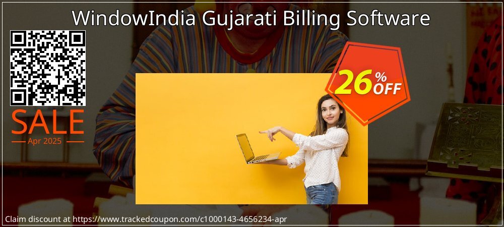 WindowIndia Gujarati Billing Software coupon on Tell a Lie Day offering sales