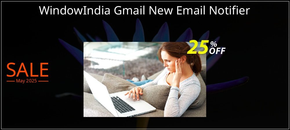 WindowIndia Gmail New Email Notifier coupon on April Fools' Day promotions