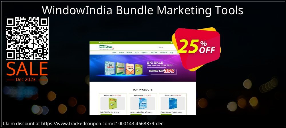 WindowIndia Bundle Marketing Tools coupon on April Fools' Day offering discount
