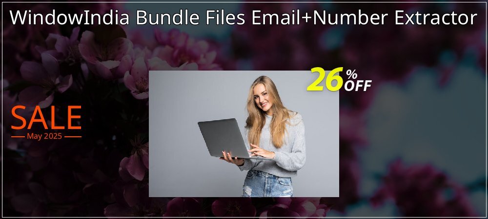 WindowIndia Bundle Files Email+Number Extractor coupon on World Password Day offer