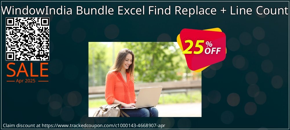 WindowIndia Bundle Excel Find Replace + Line Count coupon on Working Day discounts