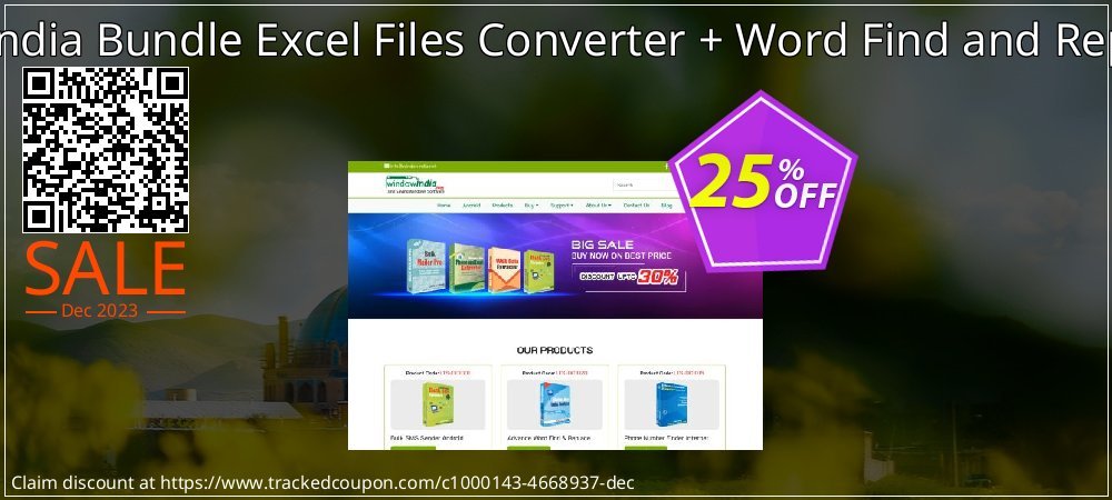 WindowIndia Bundle Excel Files Converter + Word Find and Replace Pro coupon on April Fools' Day sales