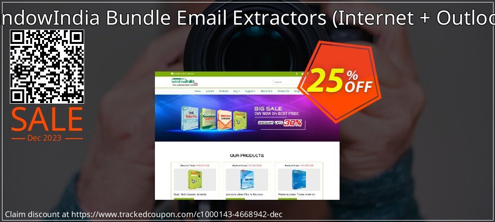 WindowIndia Bundle Email Extractors - Internet + Outlook  coupon on April Fools' Day offering sales