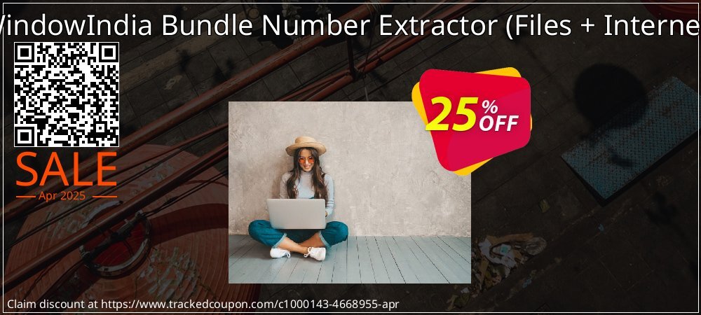 WindowIndia Bundle Number Extractor - Files + Internet  coupon on World Backup Day promotions