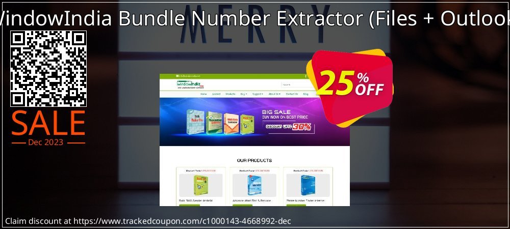 WindowIndia Bundle Number Extractor - Files + Outlook  coupon on April Fools' Day deals