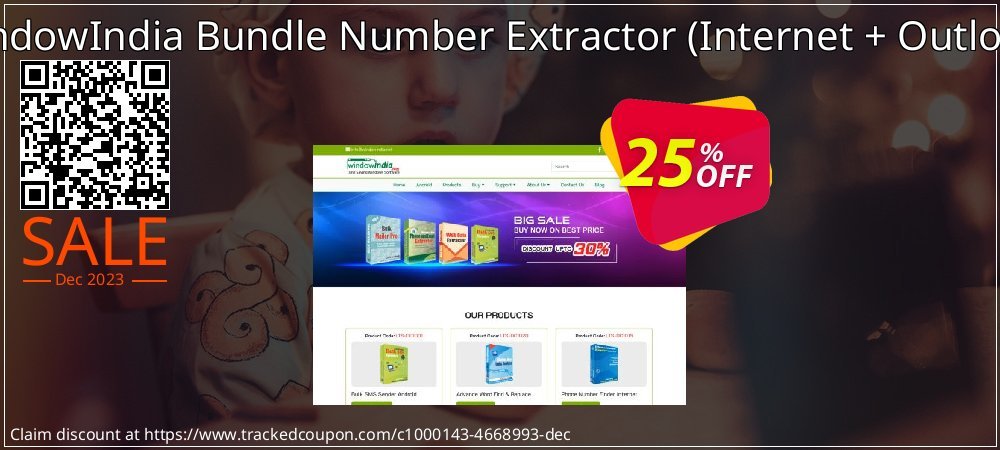 WindowIndia Bundle Number Extractor - Internet + Outlook  coupon on Virtual Vacation Day deals