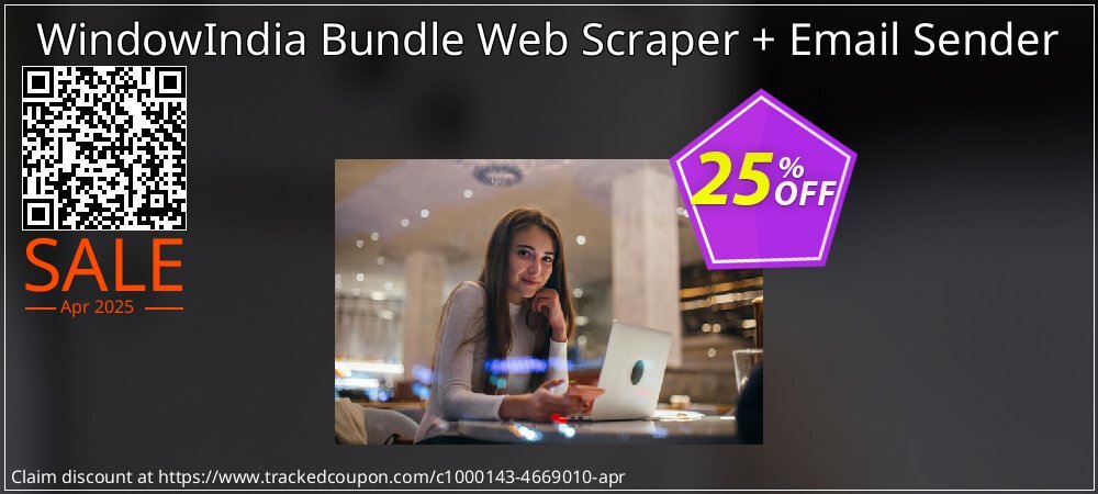 WindowIndia Bundle Web Scraper + Email Sender coupon on Mother Day offer