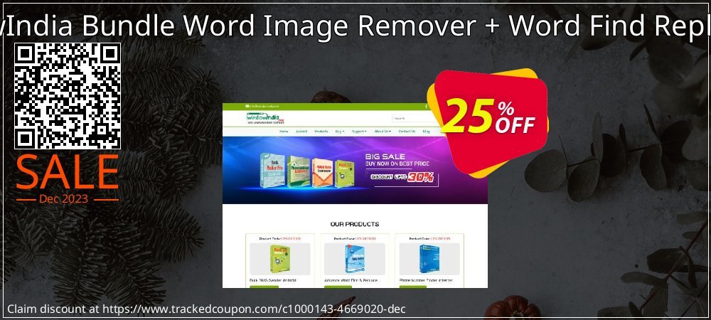 WindowIndia Bundle Word Image Remover + Word Find Replace Pro coupon on National Walking Day offer