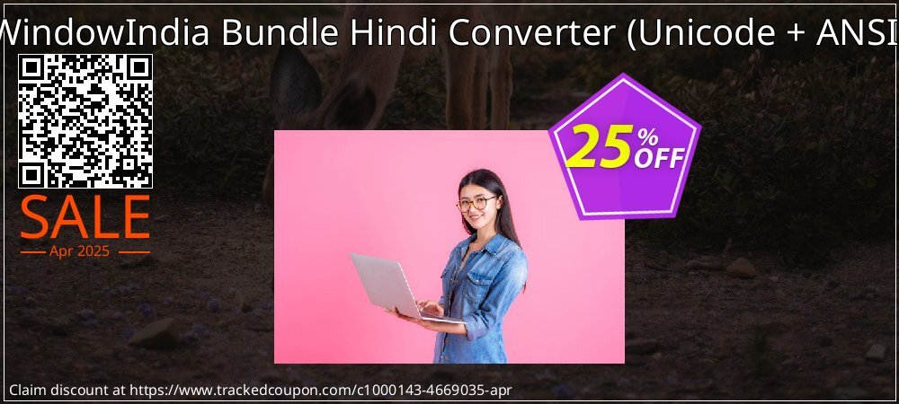 WindowIndia Bundle Hindi Converter - Unicode + ANSI  coupon on National Walking Day promotions