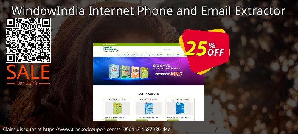 WindowIndia Internet Phone and Email Extractor coupon on Mother Day offer