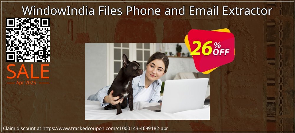 WindowIndia Files Phone and Email Extractor coupon on April Fools' Day offering sales