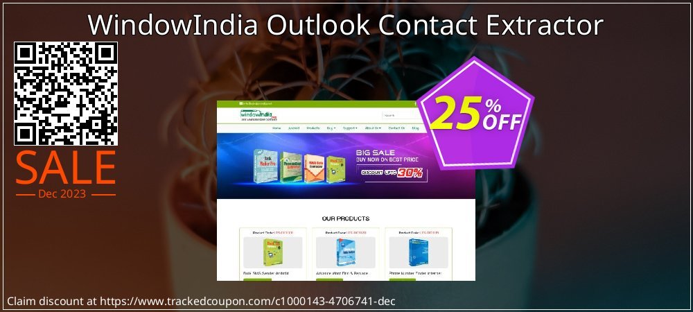 WindowIndia Outlook Contact Extractor coupon on World Whisky Day offering sales