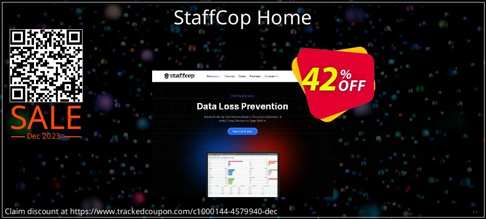 StaffCop Home coupon on National Walking Day offering sales