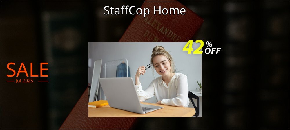 StaffCop Home coupon on National Walking Day offering sales