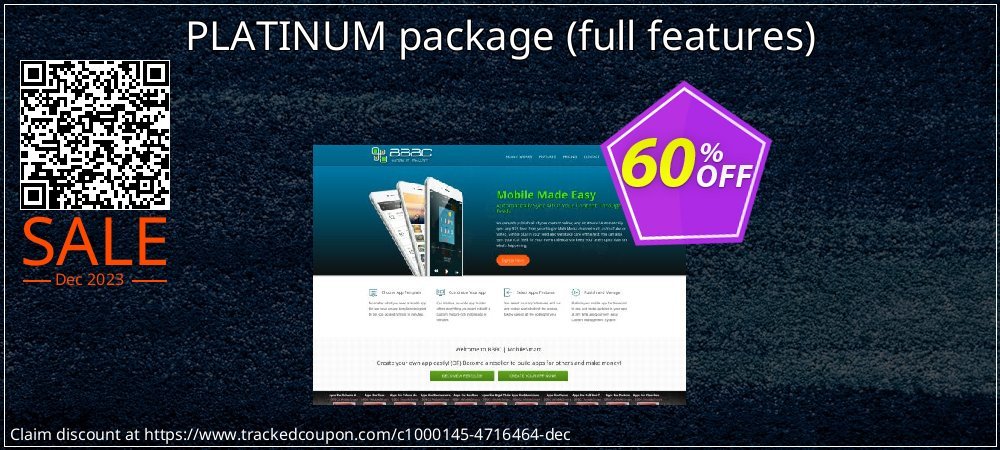 PLATINUM package - full features  coupon on Tell a Lie Day sales