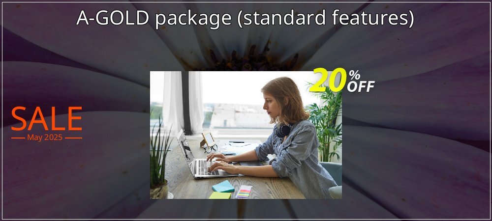 A-GOLD package - standard features  coupon on National Pizza Party Day promotions