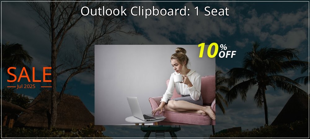 Outlook Clipboard: 1 Seat coupon on April Fools' Day offering discount