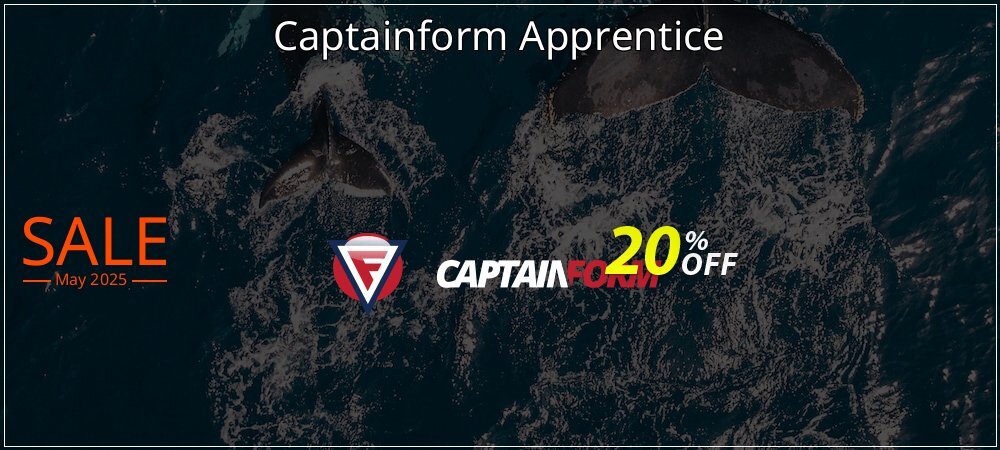 Captainform Apprentice coupon on Tell a Lie Day offering sales