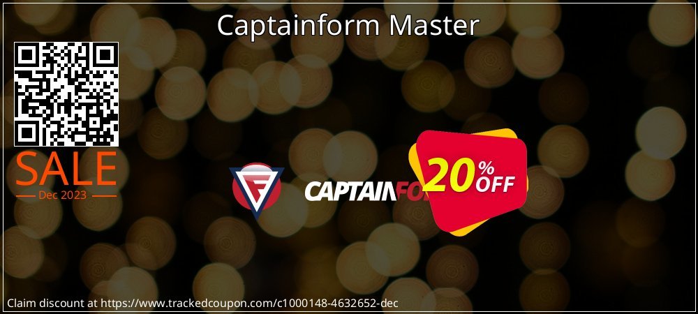 Captainform Master coupon on April Fools' Day promotions