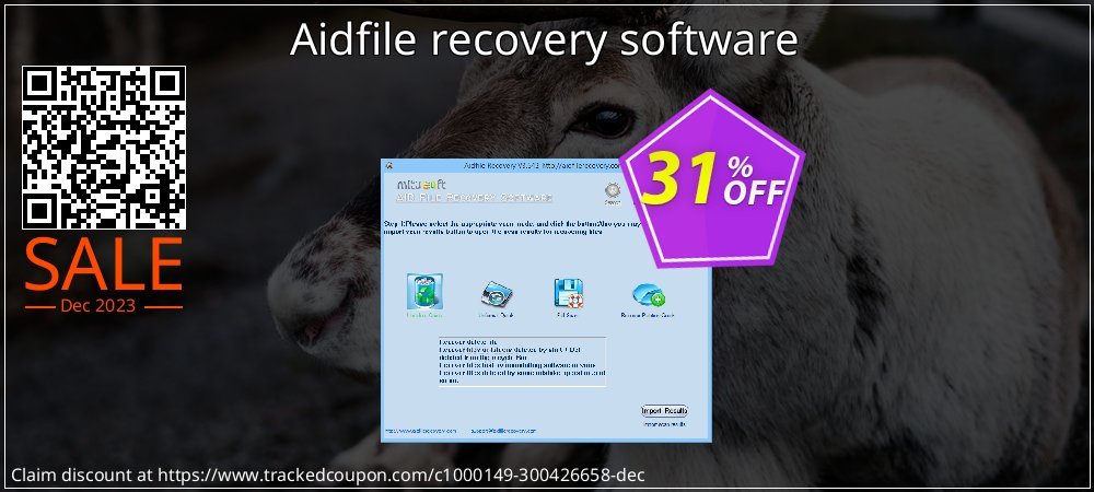 Aidfile recovery software coupon on Easter Day super sale
