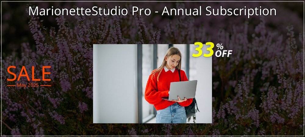 MarionetteStudio Pro - Annual Subscription coupon on National Memo Day promotions