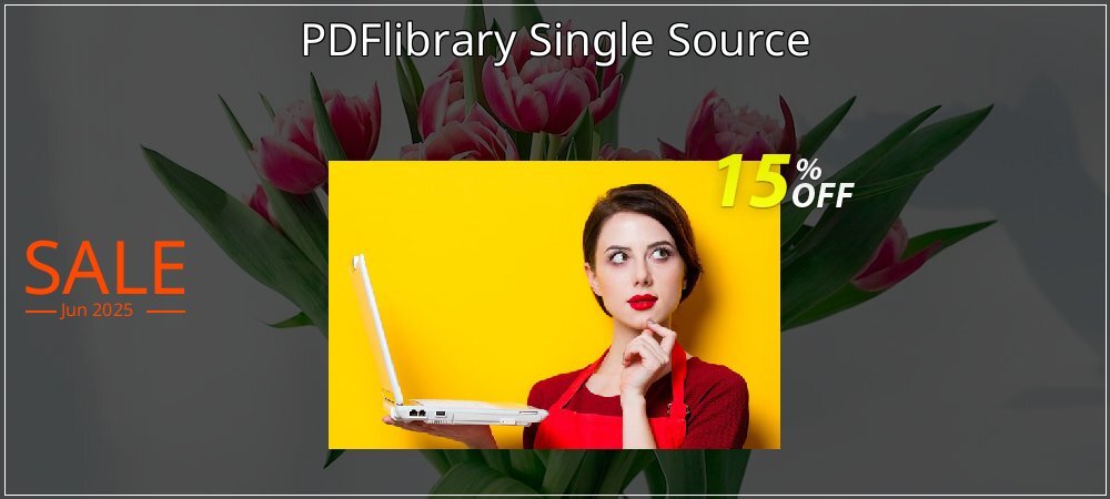 PDFlibrary Single Source coupon on World Party Day sales