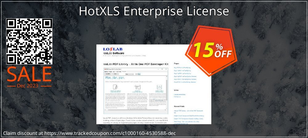 Get 15% OFF HotXLS Enterprise License sales