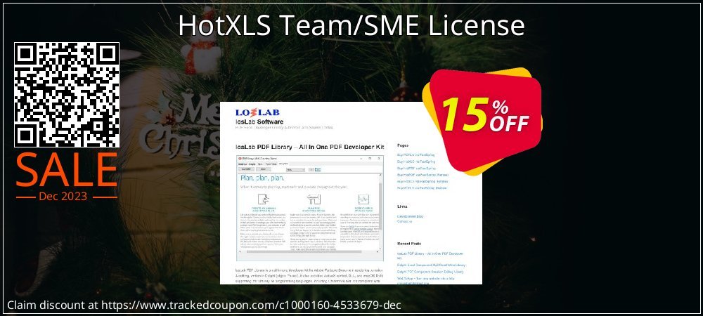 HotXLS Team/SME License coupon on Tell a Lie Day offer