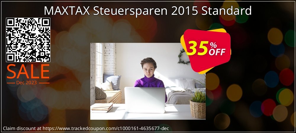 MAXTAX Steuersparen 2015 Standard coupon on April Fools' Day offering discount