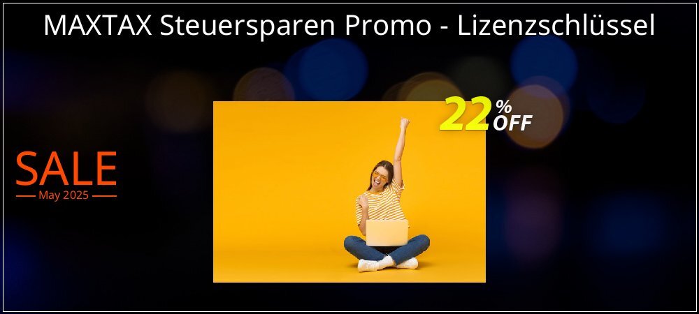 MAXTAX Steuersparen Promo - Lizenzschlüssel coupon on National Pizza Party Day offering discount