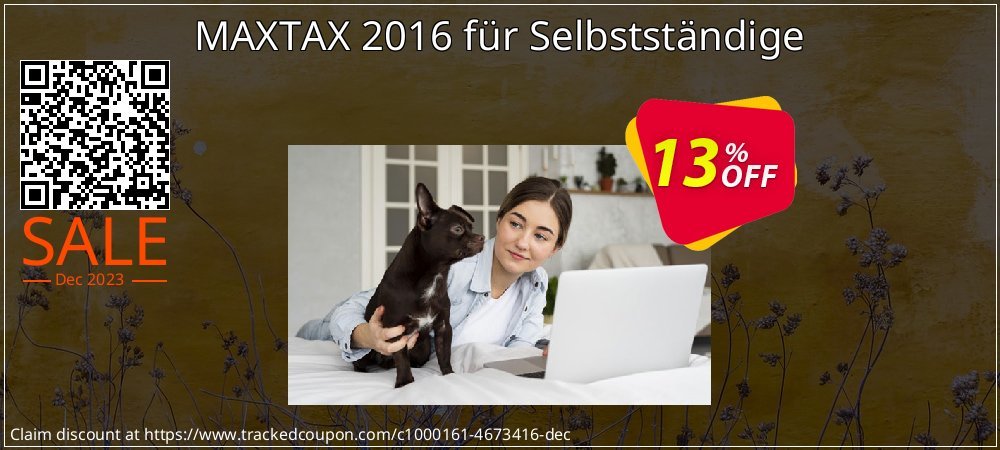 MAXTAX 2016 für Selbstständige coupon on World Party Day super sale