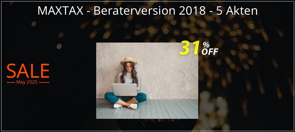 MAXTAX - Beraterversion 2018 - 5 Akten coupon on National Pizza Party Day offering discount