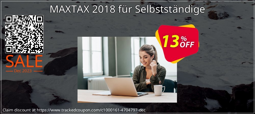 MAXTAX 2018 für Selbstständige coupon on Working Day offering sales