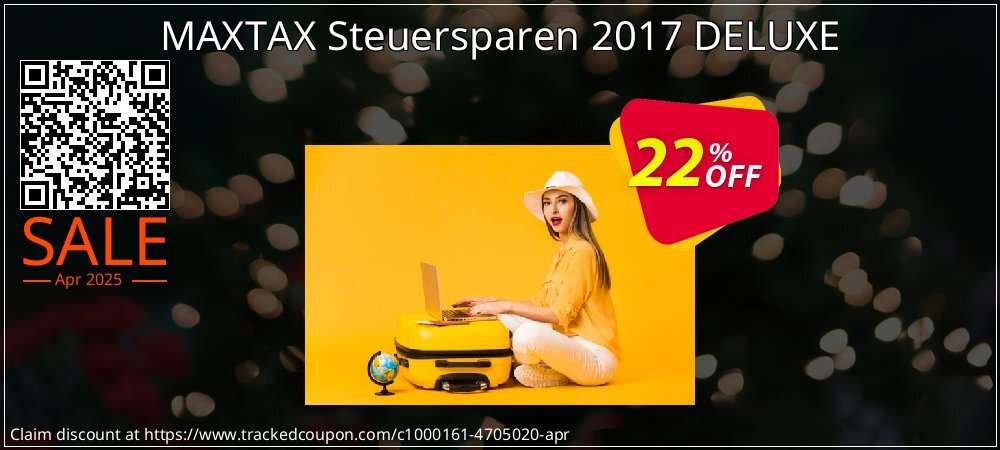 MAXTAX Steuersparen 2017 DELUXE coupon on National Walking Day offer