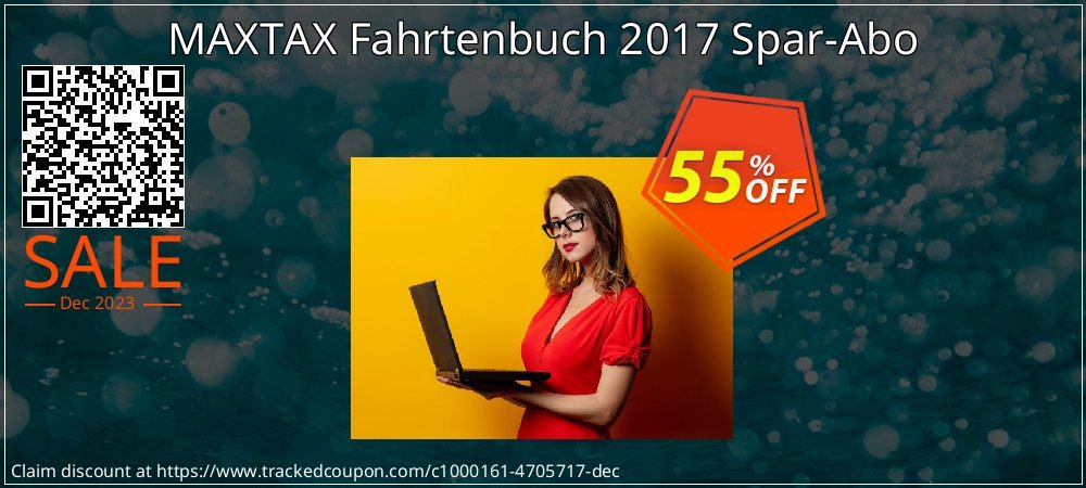 MAXTAX Fahrtenbuch 2017 Spar-Abo coupon on April Fools' Day super sale