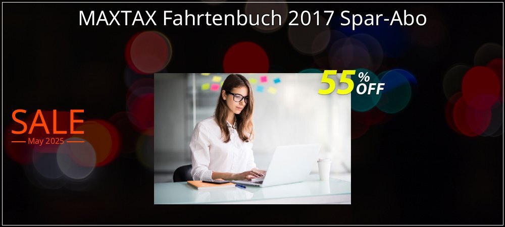 MAXTAX Fahrtenbuch 2017 Spar-Abo coupon on April Fools' Day super sale