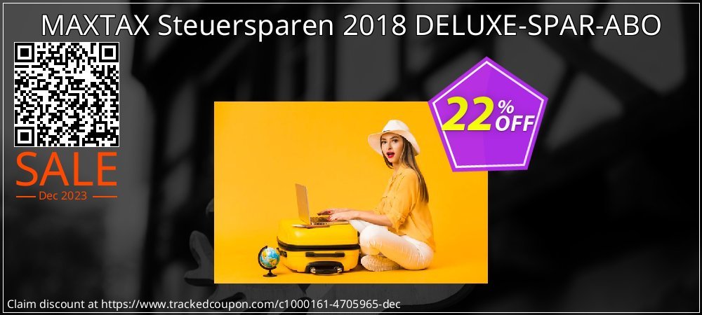 MAXTAX Steuersparen 2018 DELUXE-SPAR-ABO coupon on National Walking Day offer